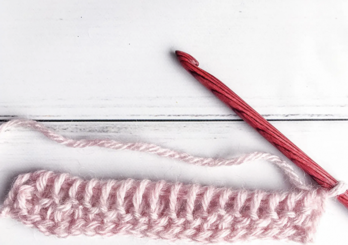 Tunisian Crochet Purl Stitch Photo Tutorial