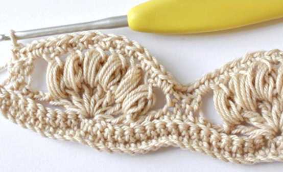 Crochet Dense Shell Stitch