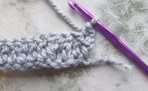 Crochet Monochromatic Polka Dot Pattern Photo Tutorial