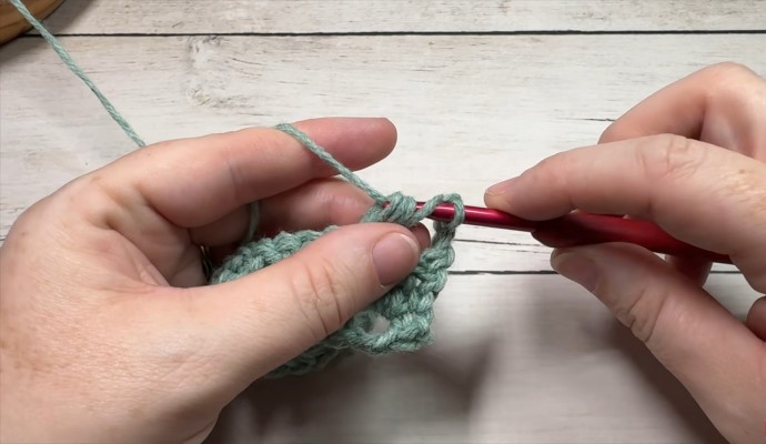 How to Crochet the Crossed Cluster Puff Stitch Photo Tutorial