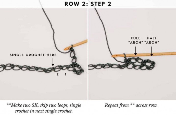 How to Crochet the Solomon's Knot Stitch Photo Tutorial