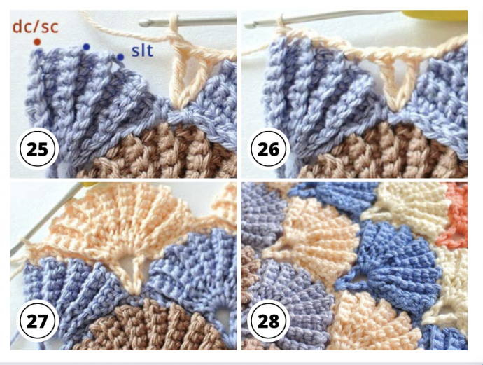 Crochet Creative Shell Stitch