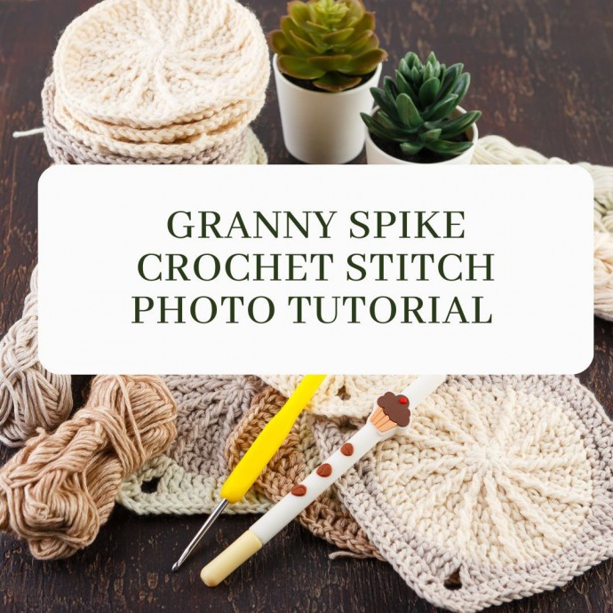 Granny Spike Crochet Stitch Photo Tutorial