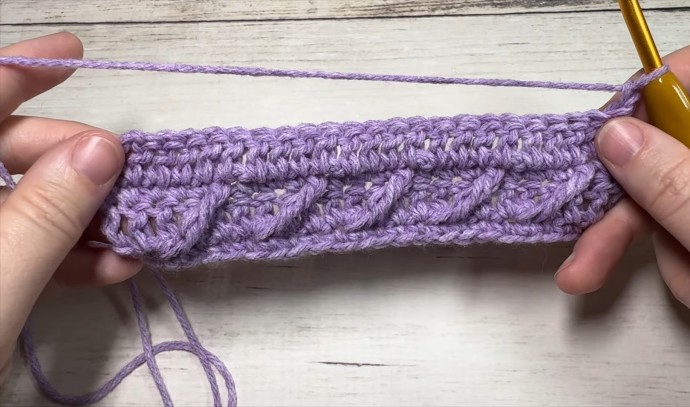 How to Crochet the ZigZag Cable Stitch Photo Tutorial