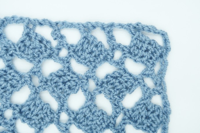 Lace Squares Crochet Stitch Photo Tutorial
