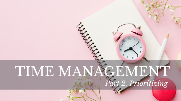 Time Management. Part 2: Prioritizing