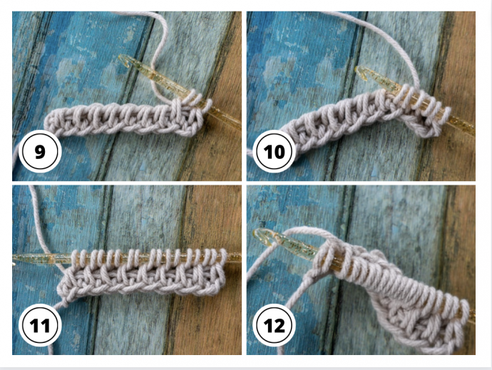 Tunisian Half Double Crochet Stitch Tutorial