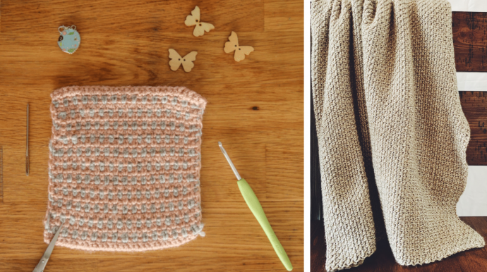 Crochet Basics: Linen Stitch Crochet Basics: Linen Stitch