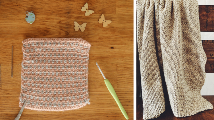 Crochet Basics: Linen Stitch