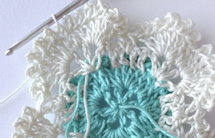 Crochet Shell Square Tutorial
