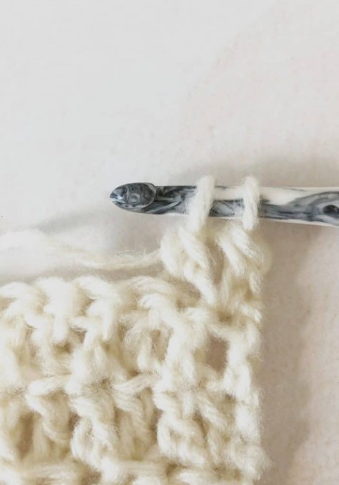 Front Loop Double Crochet Photo Tutorial