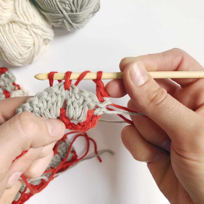 Granny Block Crochet Stitch Photo Tutorial
