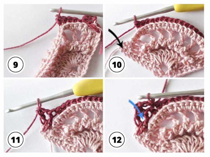 How to Crochet Delicate Shell Stitch