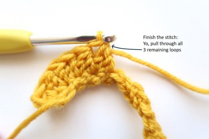 Increase-Decrease Crochet Stitch Photo Tutorial