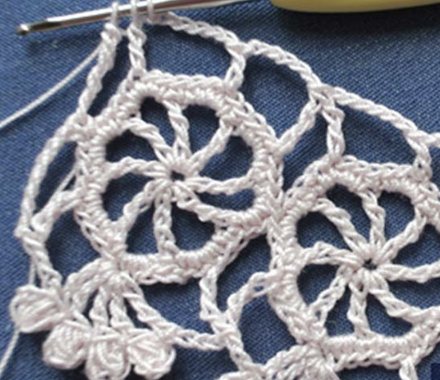 Crochet Wheel Circle Edging Tutorial