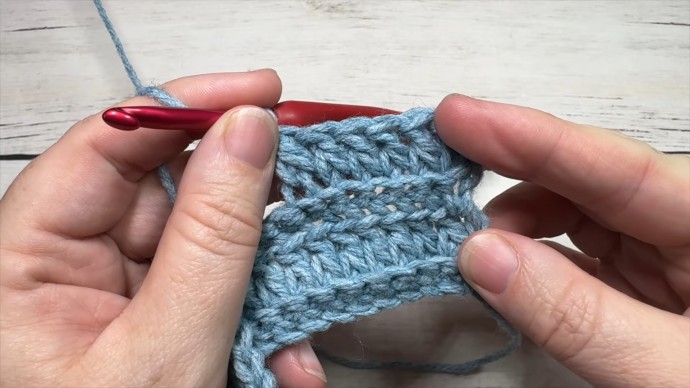 How to Crochet the Yarn Under Cluster Stitch Photo Tutorial
