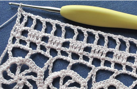 Crochet Wheel Circle Edging Tutorial