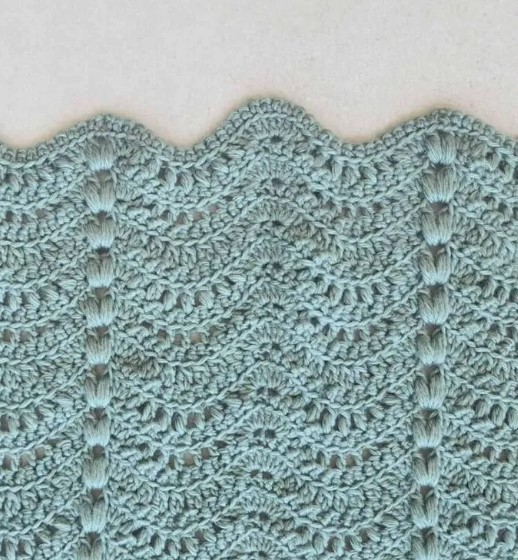 Dori by the Sea Blanket Crochet Pattern