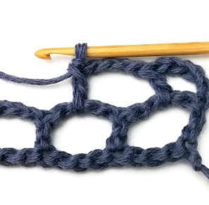 Double Crochet Net Stitch Photo Tutorial