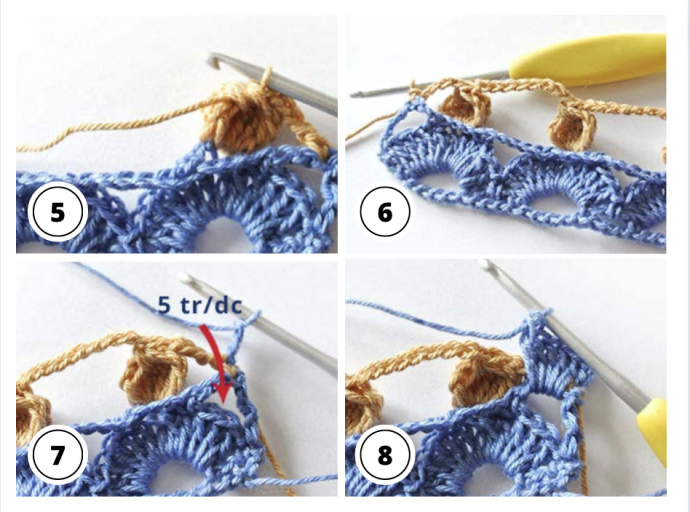 Airy Bobble Stitch Crochet Tutorial