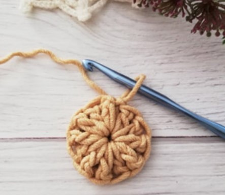 Crochet Bobble Drops Flower Granny Square