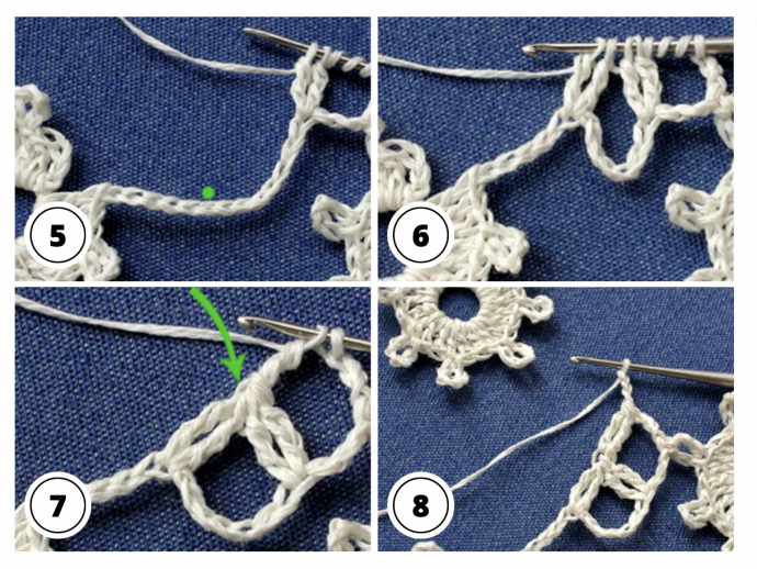 Crochet Circle Edging