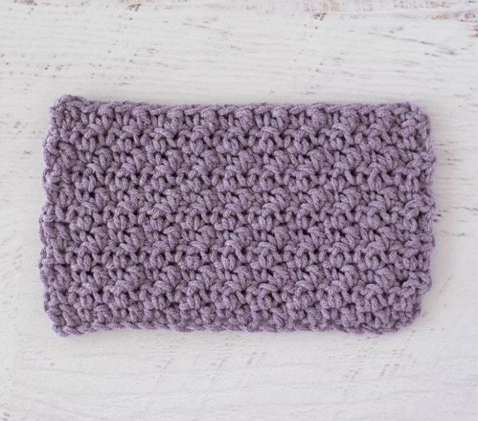 How to Crochet the Soft Moss Stitch Tutorial