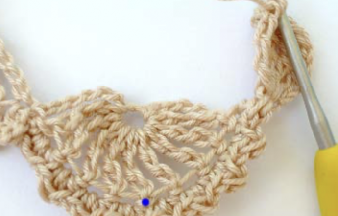 Crochet Textured 3D Shell Stitch