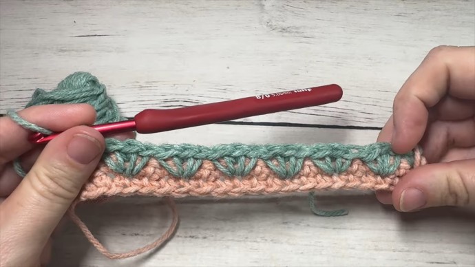 How to Crochet the Spiked V Stitch Photo Tutorial