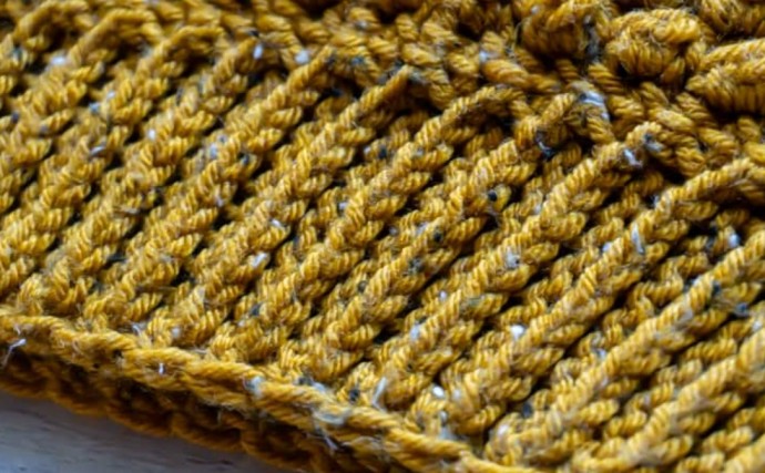 How to Crochet the Hdc Slip Stitch Ribbing Photo Tutorial