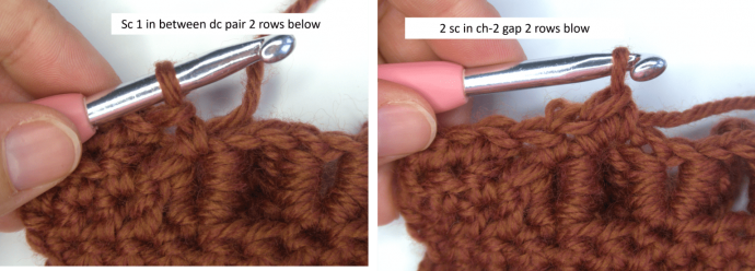 Seaweed Crochet Stitch Photo Tutorial