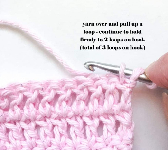 Chainless Starting Double Crochet Photo Tutorial
