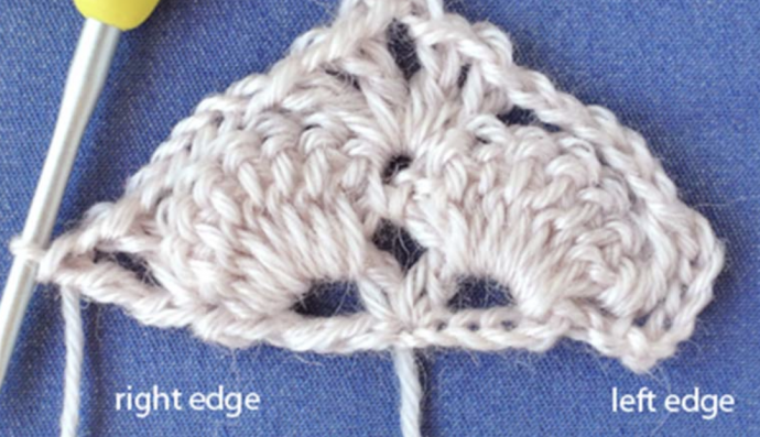 Crochet Tutorial: Shell Stitch for Triangle Shawl