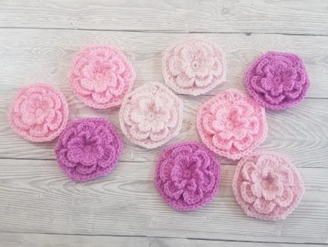 Simple Crochet Flower Hexagon Pattern Simple Crochet Flower Hexagon Pattern