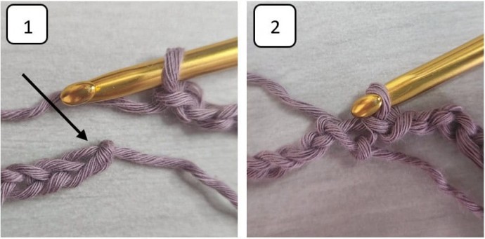 Diagonal Knit Look Crochet Stitch Photo Tutorial