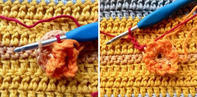 Flower Mum Crochet Stitch Photo Tutorial