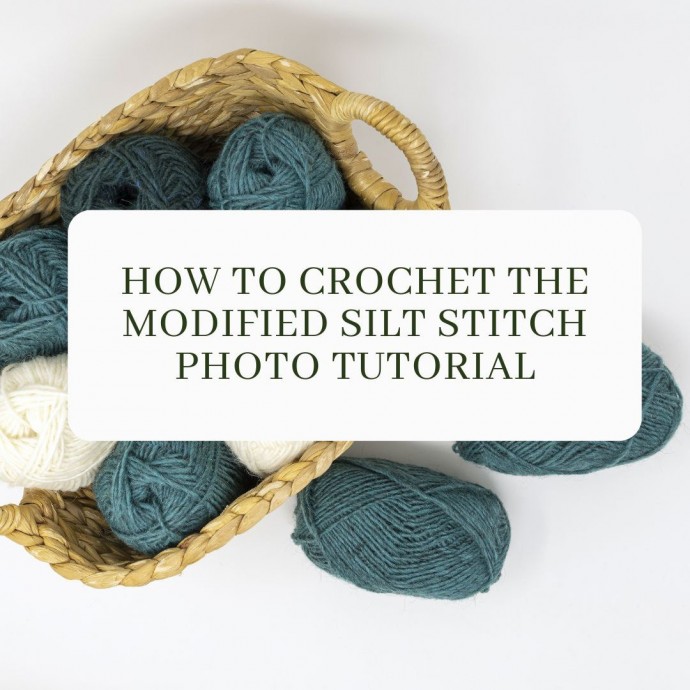How to Crochet the Modified Silt Stitch Photo Tutorial