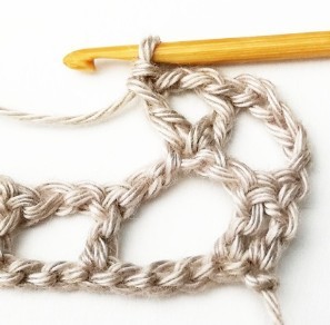 Lacy Interlocked Circles Crochet Stitch Photo Tutorial