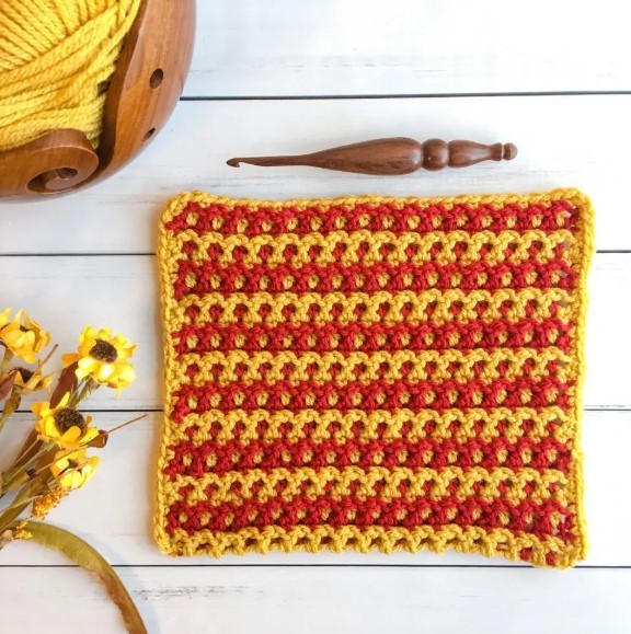 Woven Arches Crochet Stitch Photo Tutorial Woven Arches Crochet Stitch Photo Tutorial