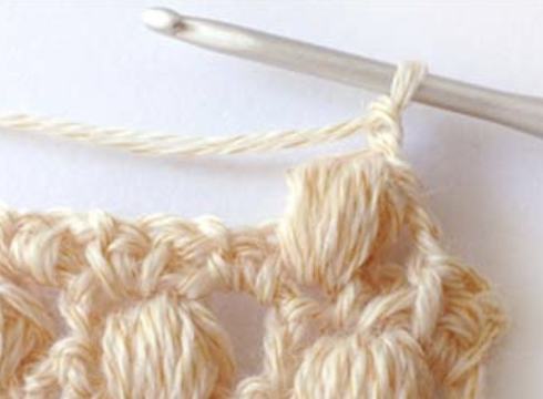 Crochet textured puff stitch