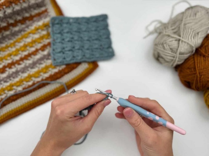 Crossover Crochet Stitch Photo Tutorial
