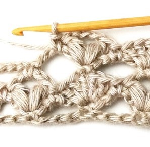 The Shell and Puff V Crochet Stitch Photo Tutorial