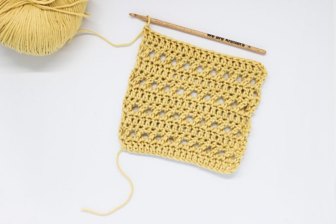 How to Crochet the Crossed Triple Stitch Photo Tutorial