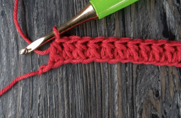 Forked Half Double Crochet Stitch Tutorial