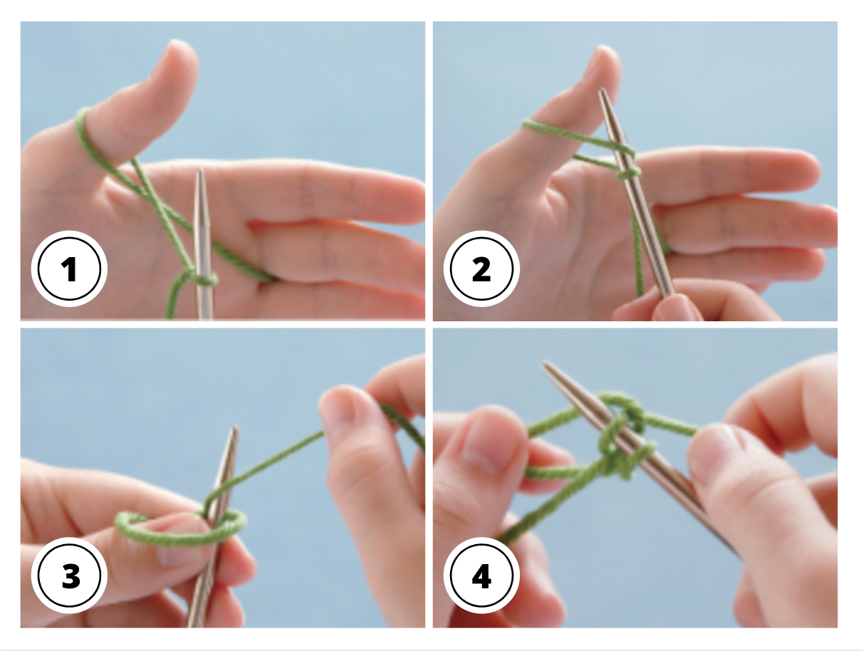 Knitting Basics Slip Knot Cast On + Printable Guide — Brilliant Life Hacks