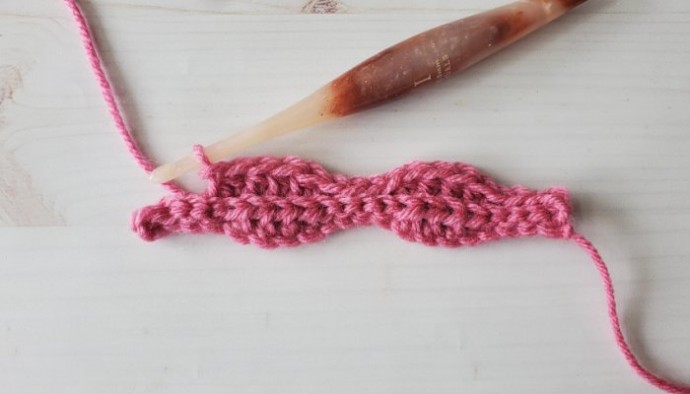 Almond Ridges Crochet Stitch Photo Tutorial