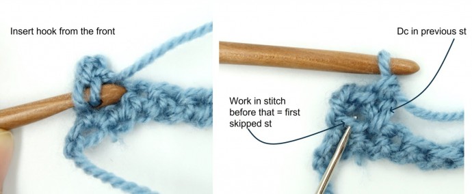 Criss Cross Crochet Stitch