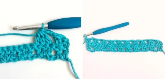 Granny Triangle Crochet Stitch Photo Tutorial