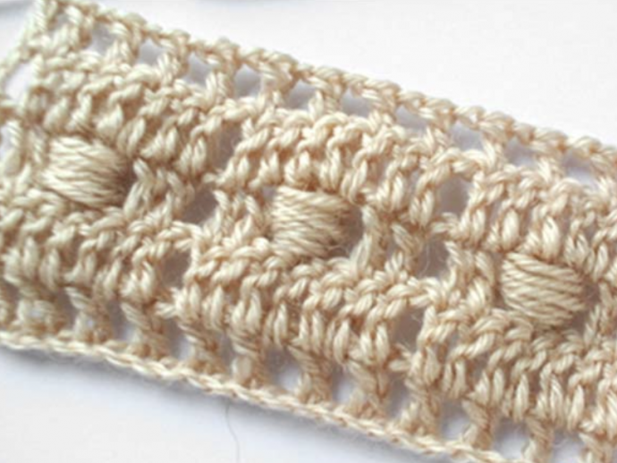 Crochet Square Puff Stitch