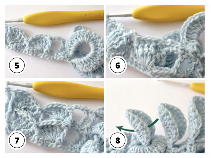 Crochet Textured Cable Stitch